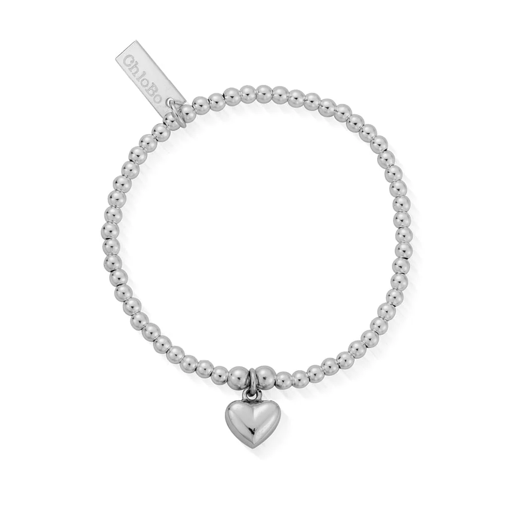 Children's Cute Charm Puffed Heart Bracelet