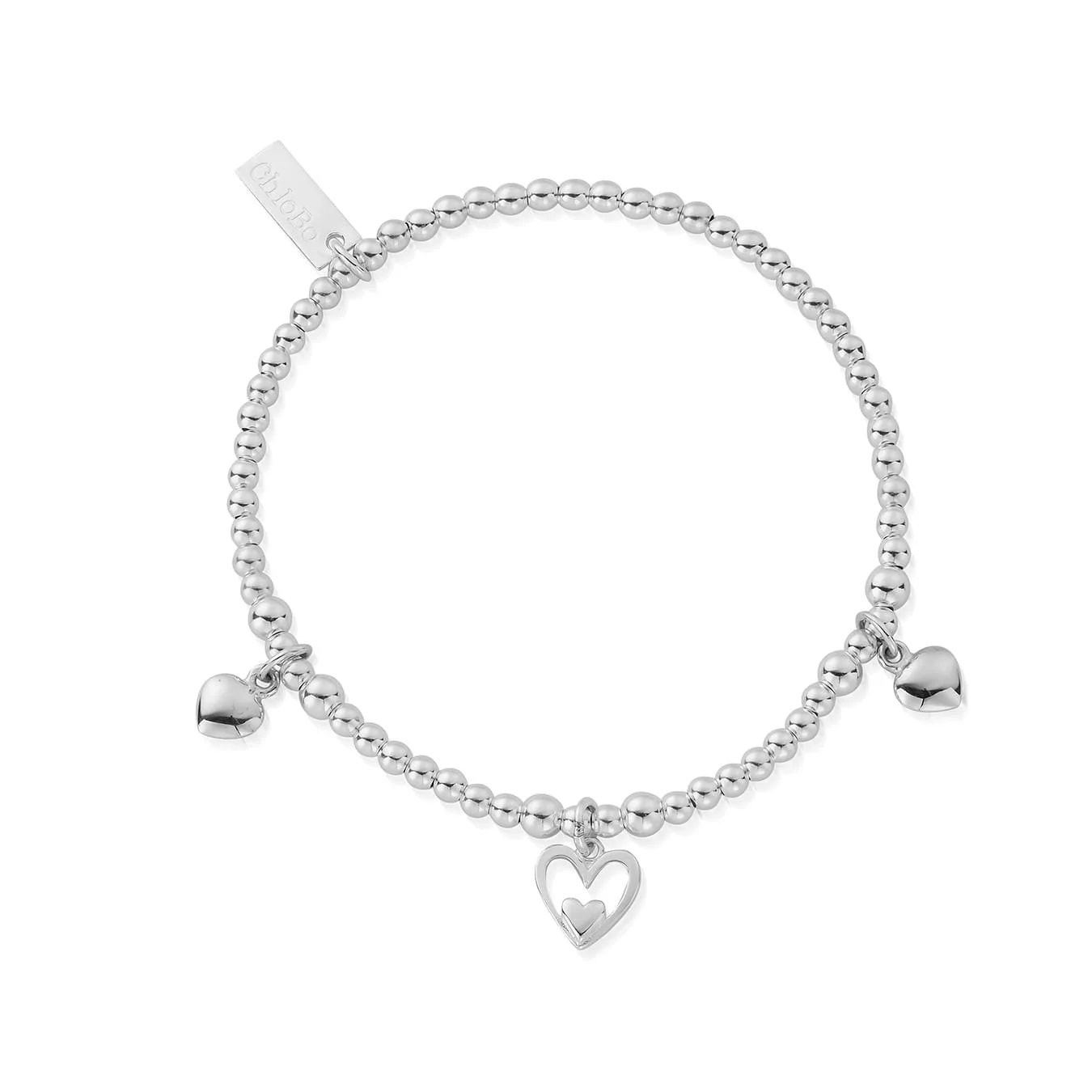Children's Triple Heart Bracelet