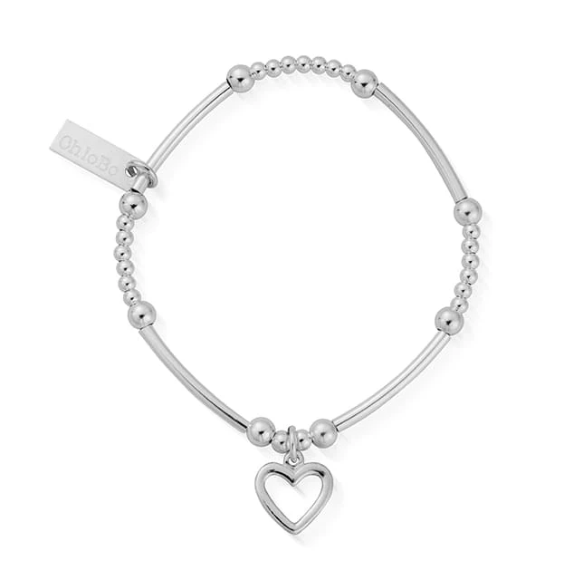 Children's Cute Mini Open Heart Bracelet