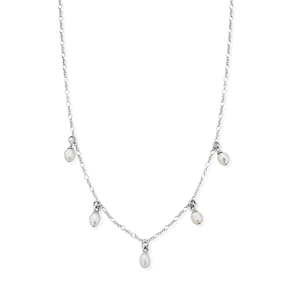 Ethereal Multi Pearl Drop Necklace
