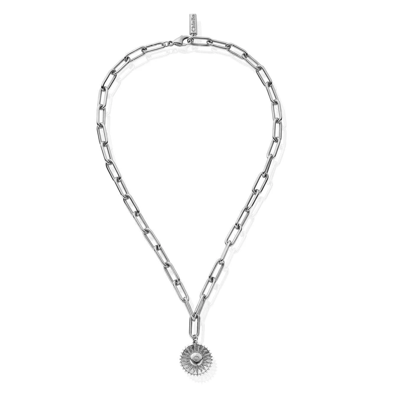 Medium Link Sun Necklace