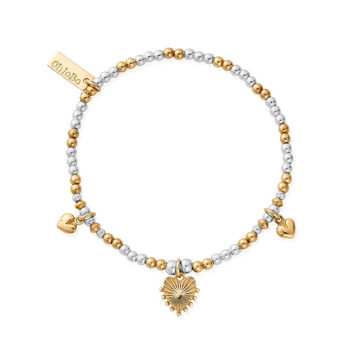 Mixed Metal Everyday Love Bracelet